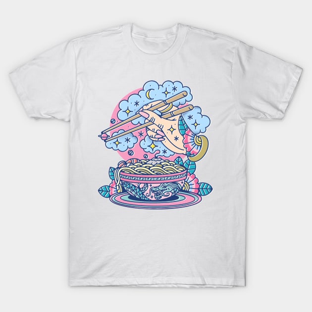 Chinatown noodles T-Shirt by Paolavk